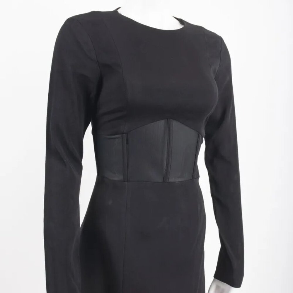 Zara Women's mesh inset dress SZ M